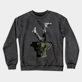 Trainspotting Toilet Illustration Crewneck Sweatshirt